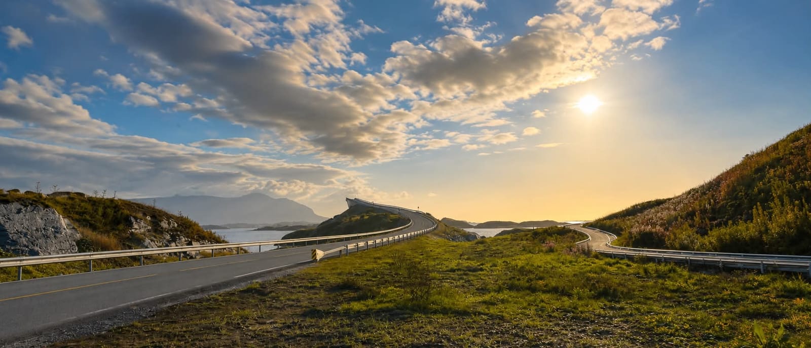 The Atlantic Road along the Norwegian coast