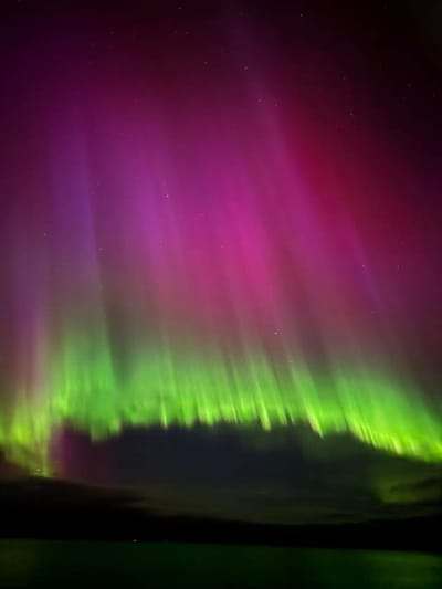 Aurora over the Norwegian coast